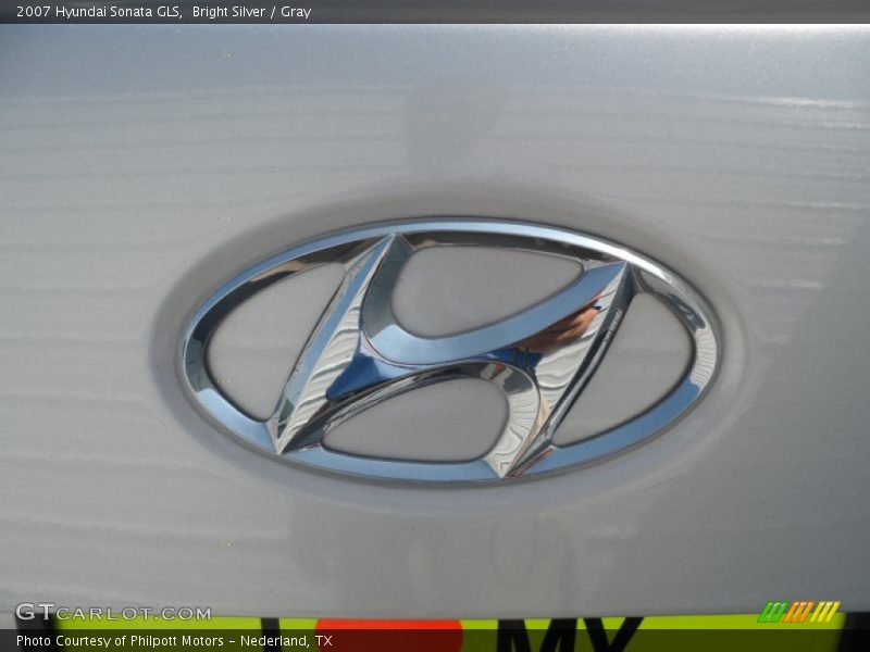 Bright Silver / Gray 2007 Hyundai Sonata GLS