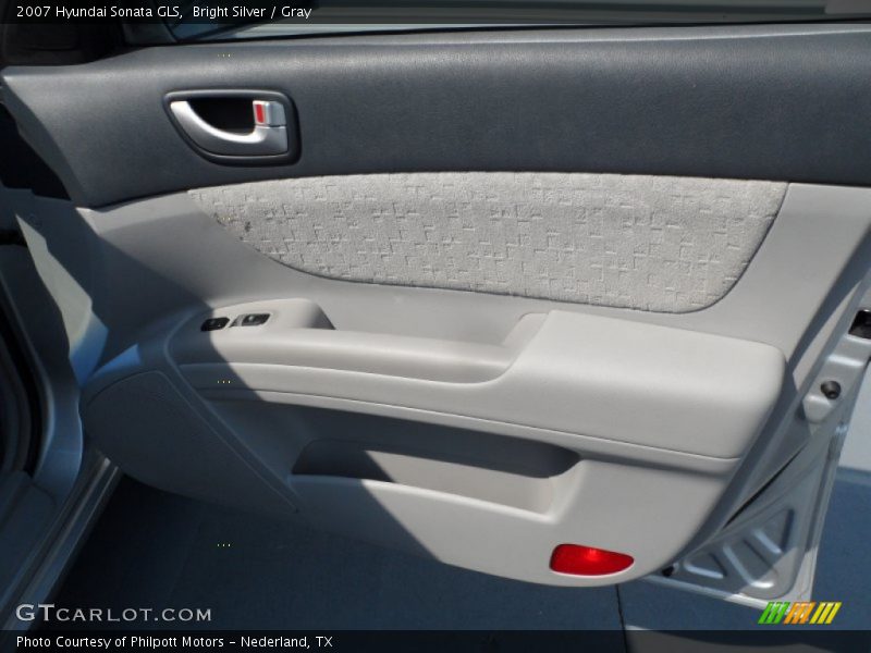 Bright Silver / Gray 2007 Hyundai Sonata GLS
