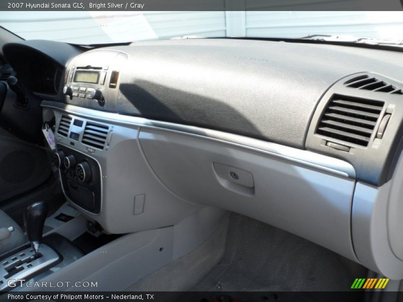 Bright Silver / Gray 2007 Hyundai Sonata GLS