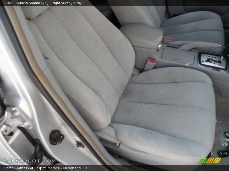 Bright Silver / Gray 2007 Hyundai Sonata GLS
