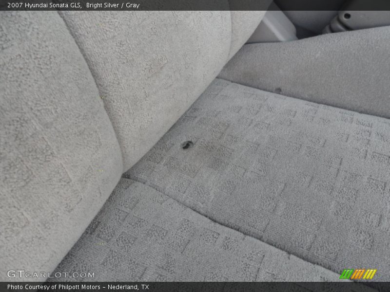 Bright Silver / Gray 2007 Hyundai Sonata GLS