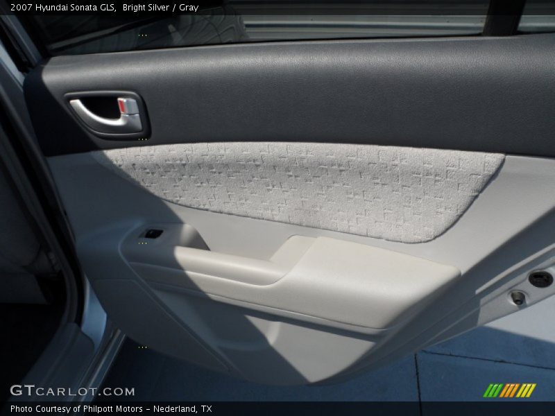 Bright Silver / Gray 2007 Hyundai Sonata GLS