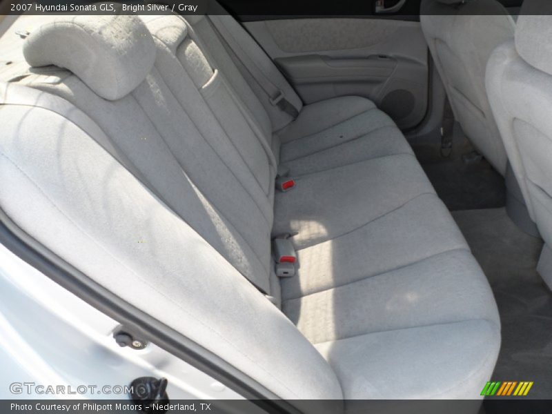 Bright Silver / Gray 2007 Hyundai Sonata GLS