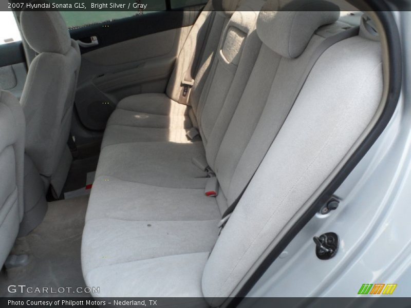 Bright Silver / Gray 2007 Hyundai Sonata GLS