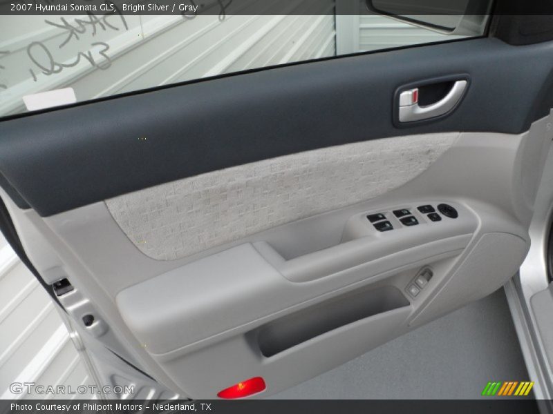 Bright Silver / Gray 2007 Hyundai Sonata GLS