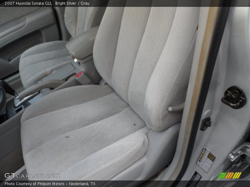 Bright Silver / Gray 2007 Hyundai Sonata GLS