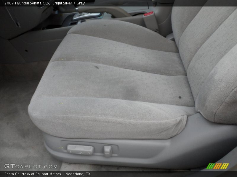 Bright Silver / Gray 2007 Hyundai Sonata GLS