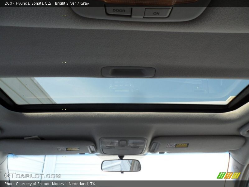 Bright Silver / Gray 2007 Hyundai Sonata GLS