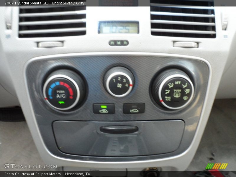 Bright Silver / Gray 2007 Hyundai Sonata GLS