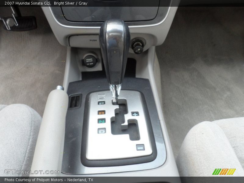 Bright Silver / Gray 2007 Hyundai Sonata GLS