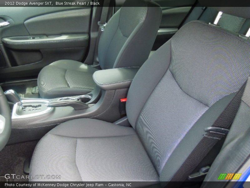 Blue Streak Pearl / Black 2012 Dodge Avenger SXT