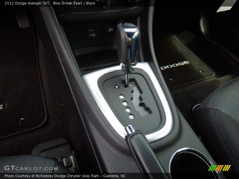 Blue Streak Pearl / Black 2012 Dodge Avenger SXT