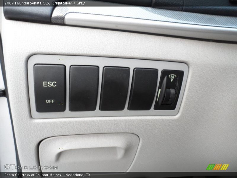 Bright Silver / Gray 2007 Hyundai Sonata GLS