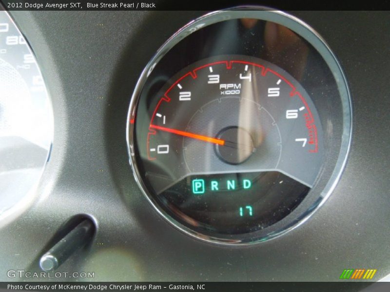 Blue Streak Pearl / Black 2012 Dodge Avenger SXT