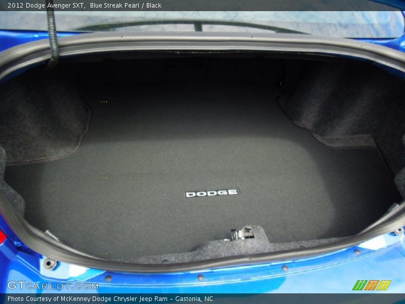 Blue Streak Pearl / Black 2012 Dodge Avenger SXT