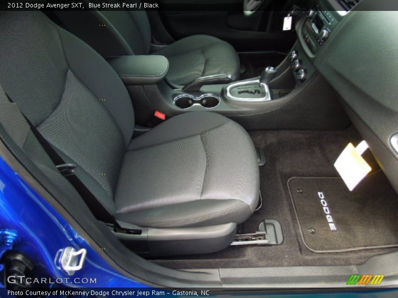 Blue Streak Pearl / Black 2012 Dodge Avenger SXT