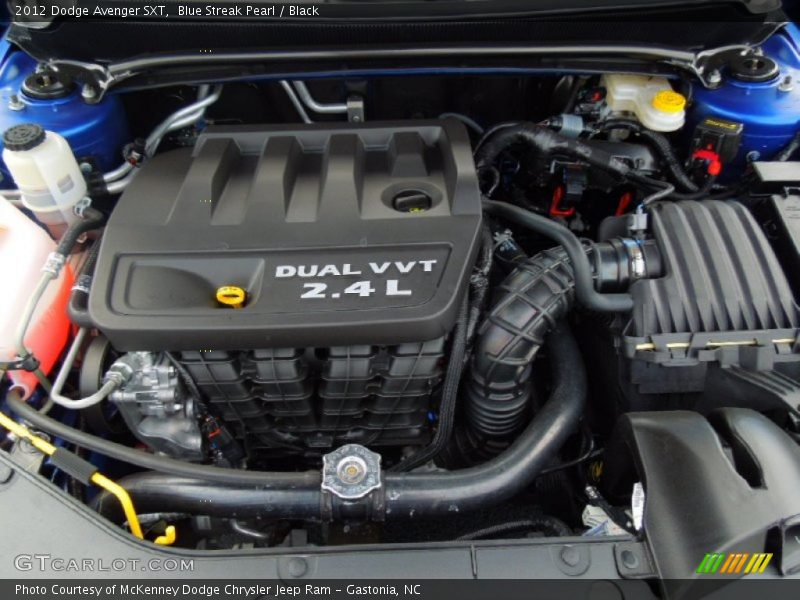 Blue Streak Pearl / Black 2012 Dodge Avenger SXT