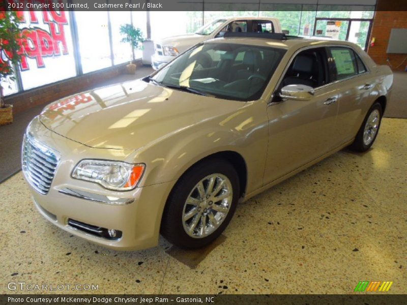 Cashmere Pearl / Black 2012 Chrysler 300 Limited
