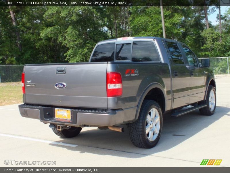 Dark Shadow Grey Metallic / Black 2008 Ford F150 FX4 SuperCrew 4x4