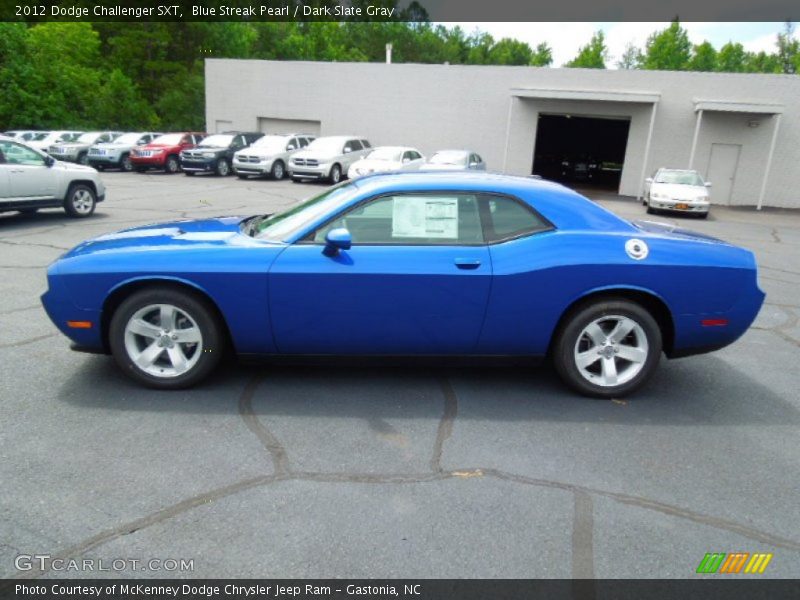  2012 Challenger SXT Blue Streak Pearl