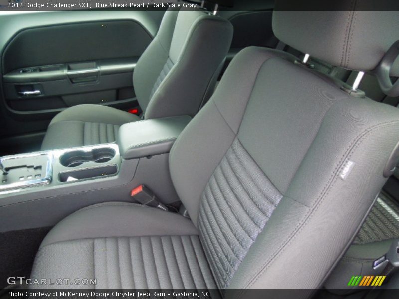 Blue Streak Pearl / Dark Slate Gray 2012 Dodge Challenger SXT