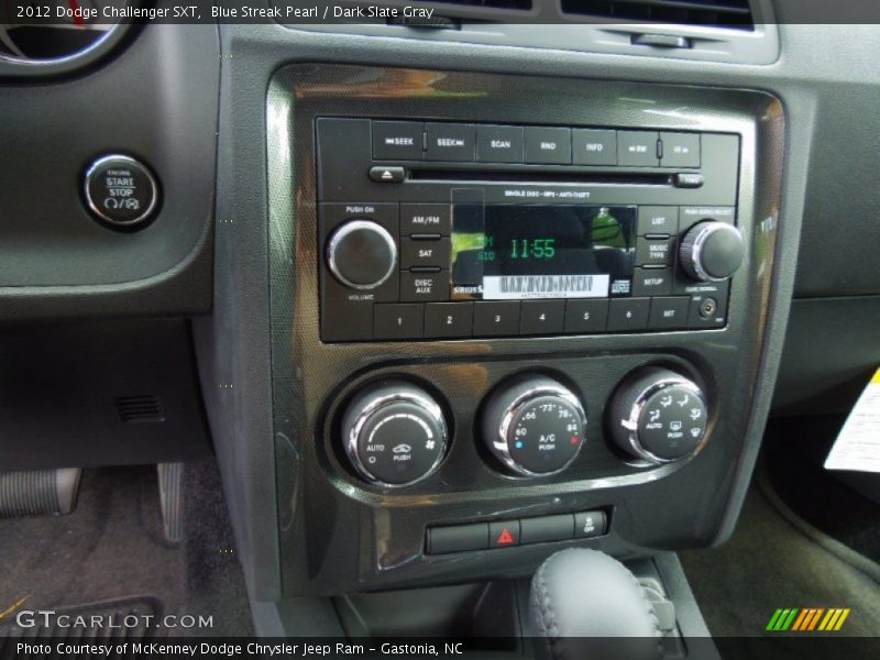 Controls of 2012 Challenger SXT