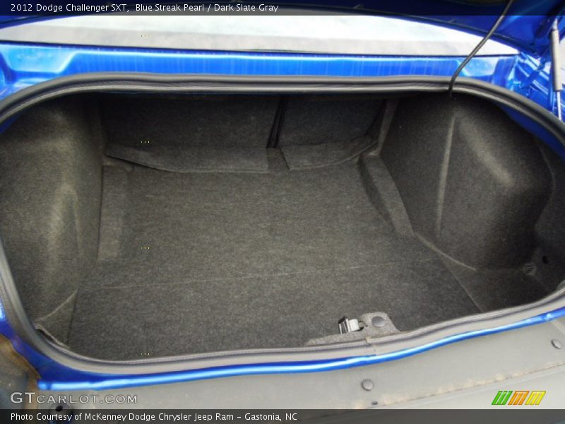  2012 Challenger SXT Trunk