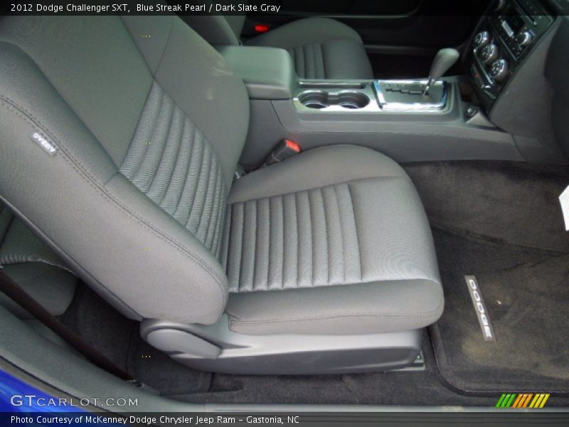 Blue Streak Pearl / Dark Slate Gray 2012 Dodge Challenger SXT