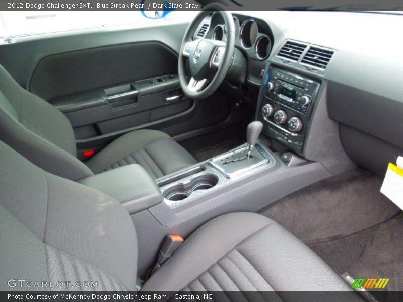  2012 Challenger SXT Dark Slate Gray Interior