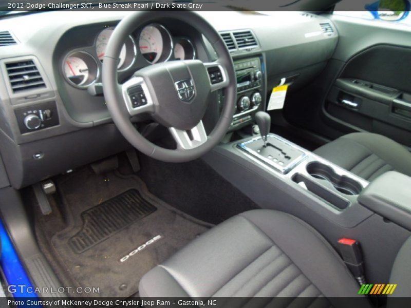Dark Slate Gray Interior - 2012 Challenger SXT 