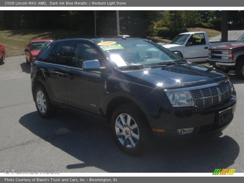 Dark Ink Blue Metallic / Medium Light Stone 2008 Lincoln MKX AWD