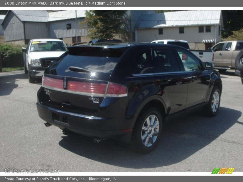 Dark Ink Blue Metallic / Medium Light Stone 2008 Lincoln MKX AWD