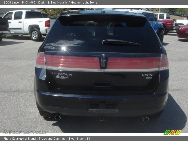 Dark Ink Blue Metallic / Medium Light Stone 2008 Lincoln MKX AWD
