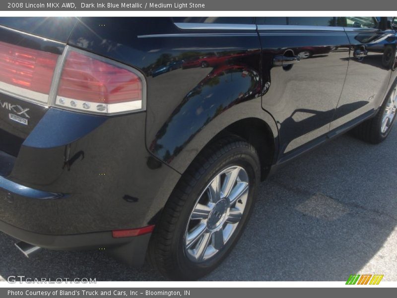Dark Ink Blue Metallic / Medium Light Stone 2008 Lincoln MKX AWD