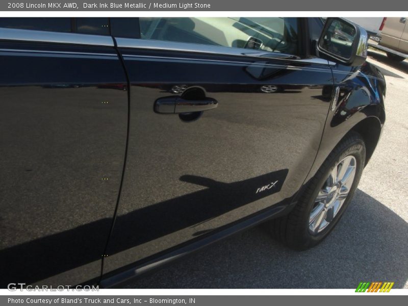 Dark Ink Blue Metallic / Medium Light Stone 2008 Lincoln MKX AWD