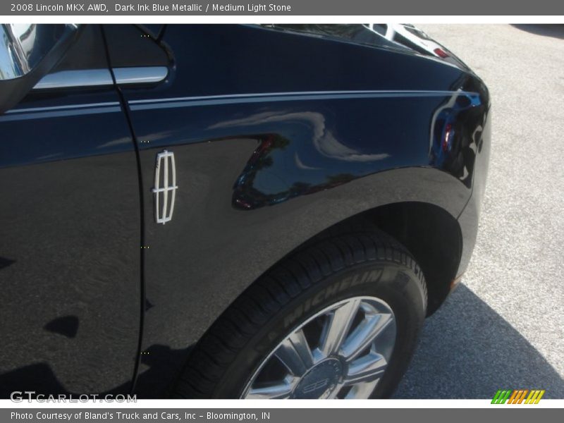 Dark Ink Blue Metallic / Medium Light Stone 2008 Lincoln MKX AWD