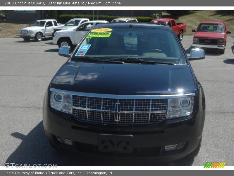 Dark Ink Blue Metallic / Medium Light Stone 2008 Lincoln MKX AWD