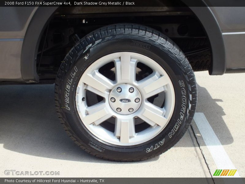 Dark Shadow Grey Metallic / Black 2008 Ford F150 FX4 SuperCrew 4x4