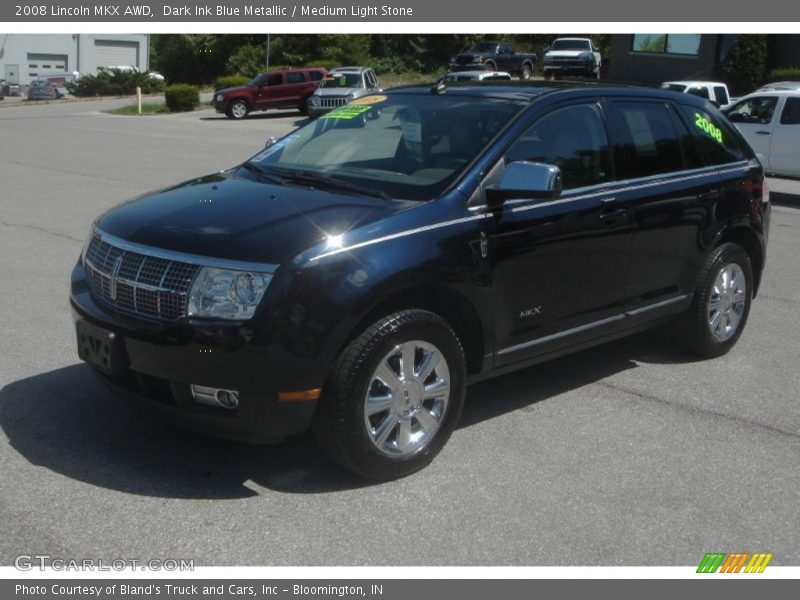 Dark Ink Blue Metallic / Medium Light Stone 2008 Lincoln MKX AWD