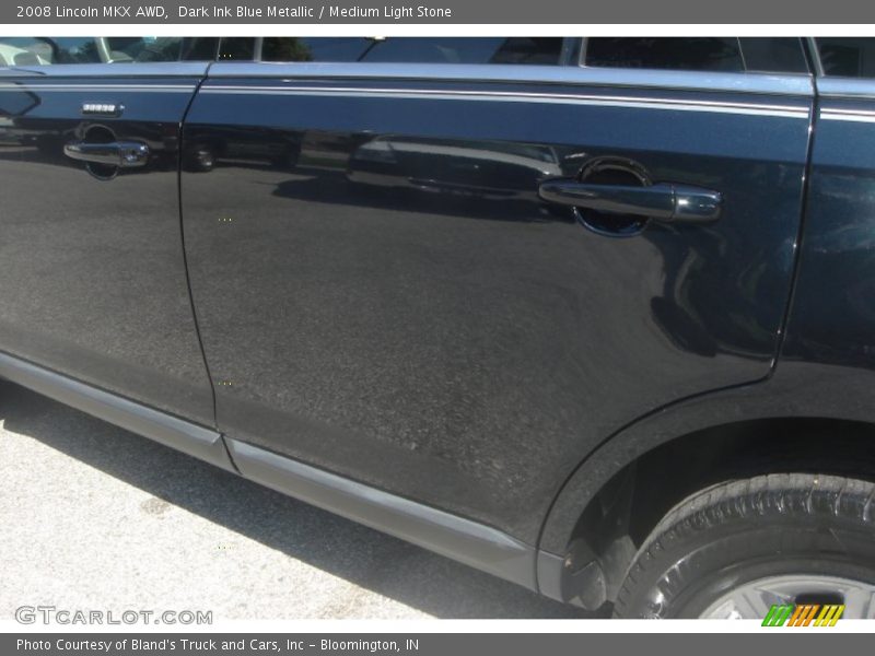 Dark Ink Blue Metallic / Medium Light Stone 2008 Lincoln MKX AWD