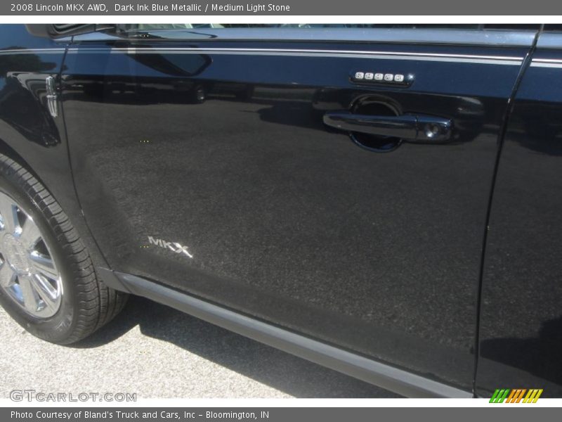 Dark Ink Blue Metallic / Medium Light Stone 2008 Lincoln MKX AWD