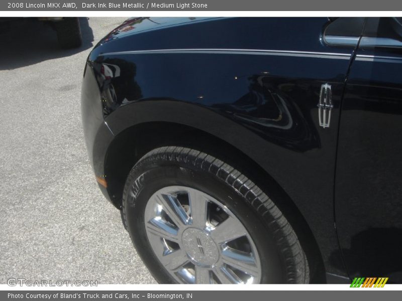 Dark Ink Blue Metallic / Medium Light Stone 2008 Lincoln MKX AWD