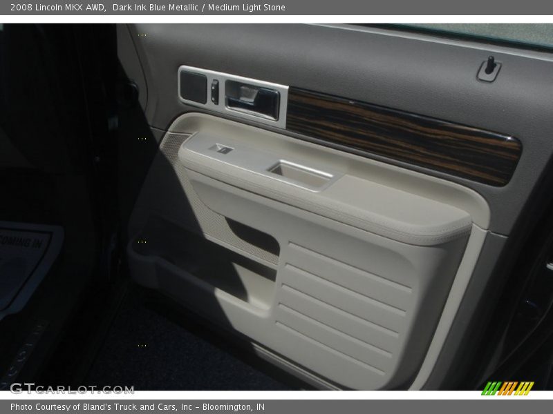 Dark Ink Blue Metallic / Medium Light Stone 2008 Lincoln MKX AWD