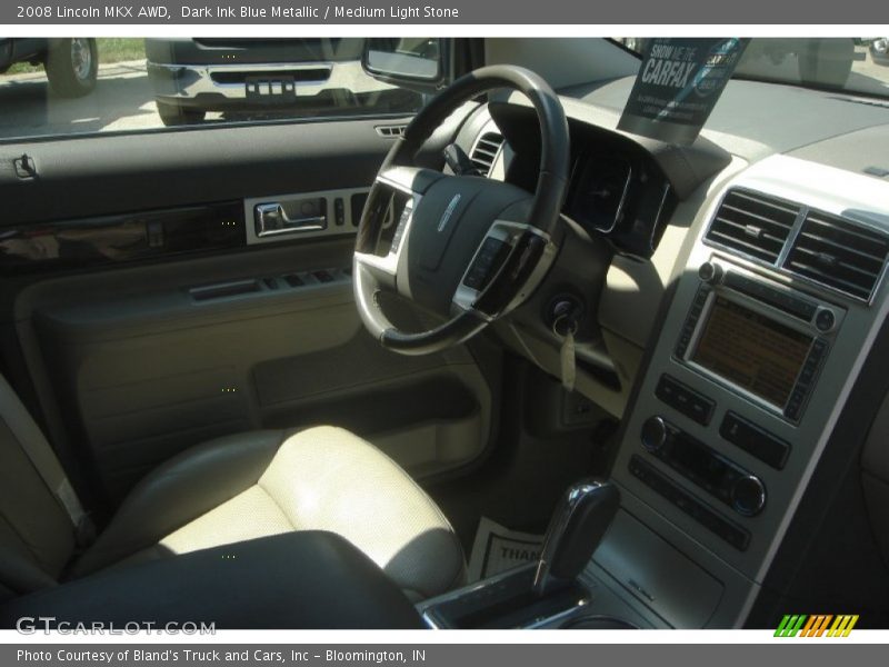 Dark Ink Blue Metallic / Medium Light Stone 2008 Lincoln MKX AWD