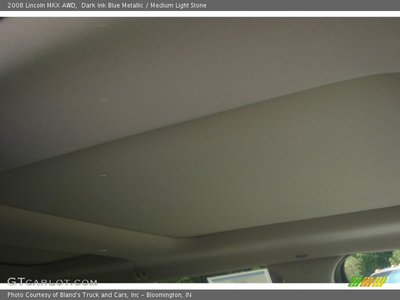 Dark Ink Blue Metallic / Medium Light Stone 2008 Lincoln MKX AWD