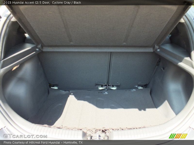 Cyclone Gray / Black 2013 Hyundai Accent GS 5 Door