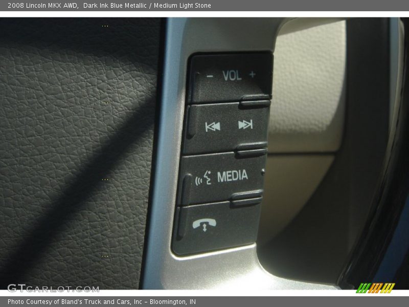 Dark Ink Blue Metallic / Medium Light Stone 2008 Lincoln MKX AWD