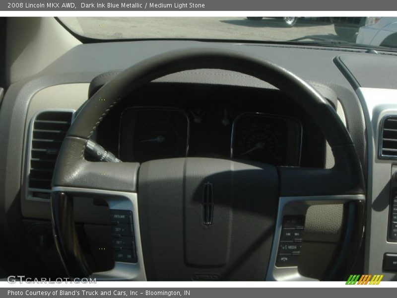 Dark Ink Blue Metallic / Medium Light Stone 2008 Lincoln MKX AWD