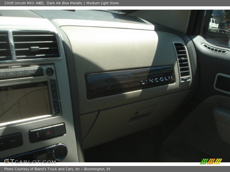 Dark Ink Blue Metallic / Medium Light Stone 2008 Lincoln MKX AWD