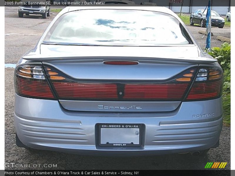 Blue Ice Metallic / Dark Pewter 2005 Pontiac Bonneville SE